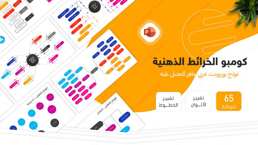 كومبو بوربوينت الخرائط الذهنية والهيكل التنيظمي للمعلومات